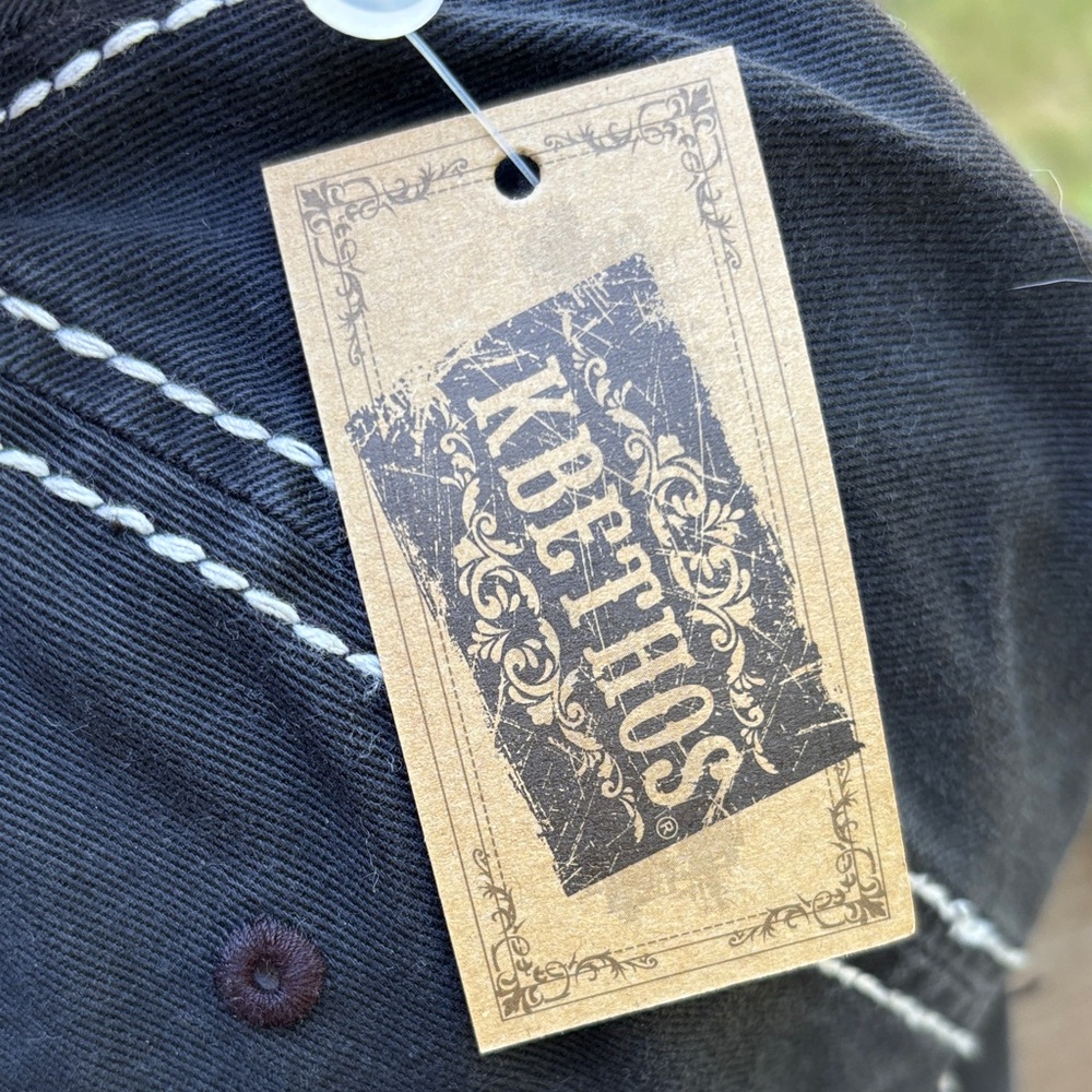 KBETHOS Spooky Vibes Halloween Hat - Black and White - Picture 2 of 6